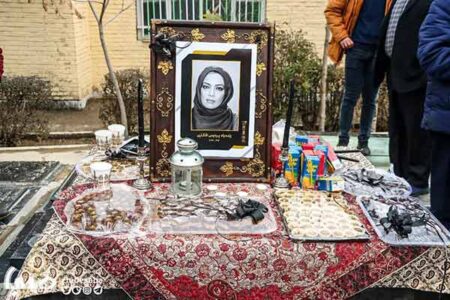 پردیس افکاری به خاک سپرده شد / خداحافظ ای داغ بر دل نشسته