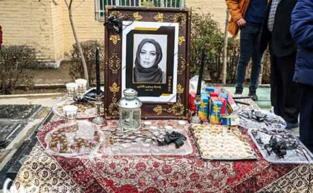 پردیس افکاری به خاک سپرده شد / خداحافظ ای داغ بر دل نشسته